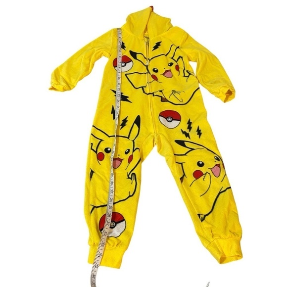 Pokémon zip up pajamas unisex size 4/5 - Picture 5 of 5